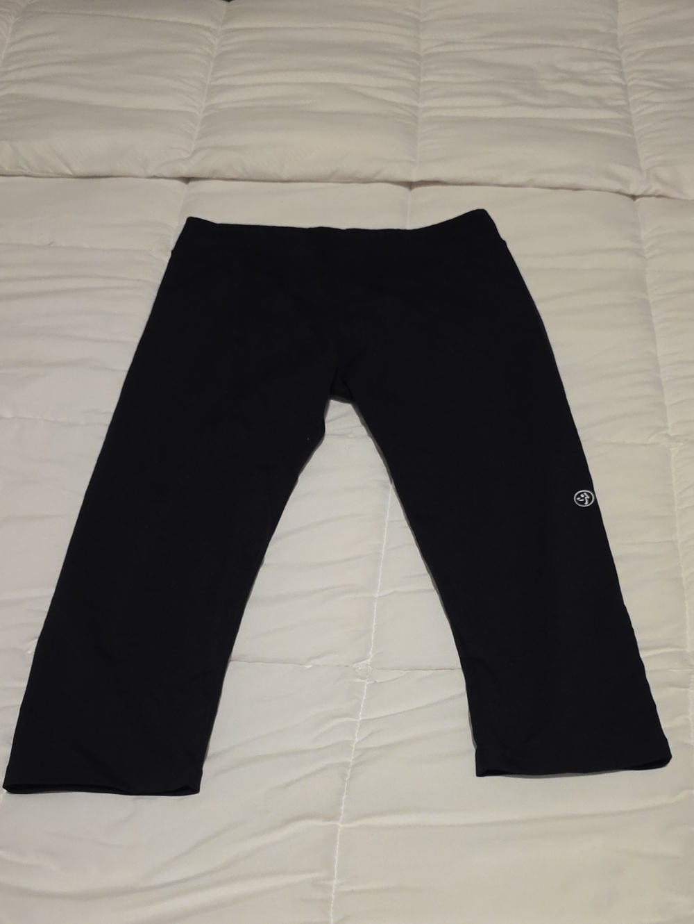 Zumba Fitness Black Capri Leggings XL